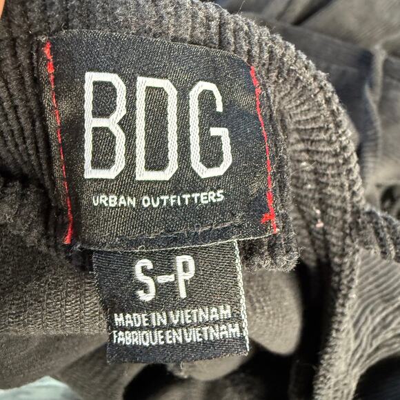 UO BDG Corduroy Boho PHOEBE BUFFAY 90s Style Overalls Womens S-P Crop Wide Leg - Picture 7 of 11